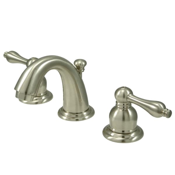 KB918AL English Country Widespread Bathroom Faucet, Brushed Nickel